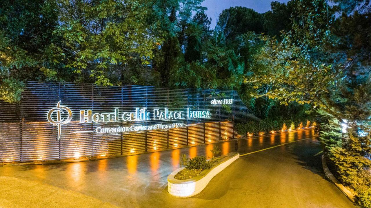Hotel Celik Palas Convention Center & Thermal Spa Bursa Exteriér fotografie Entrance of the center