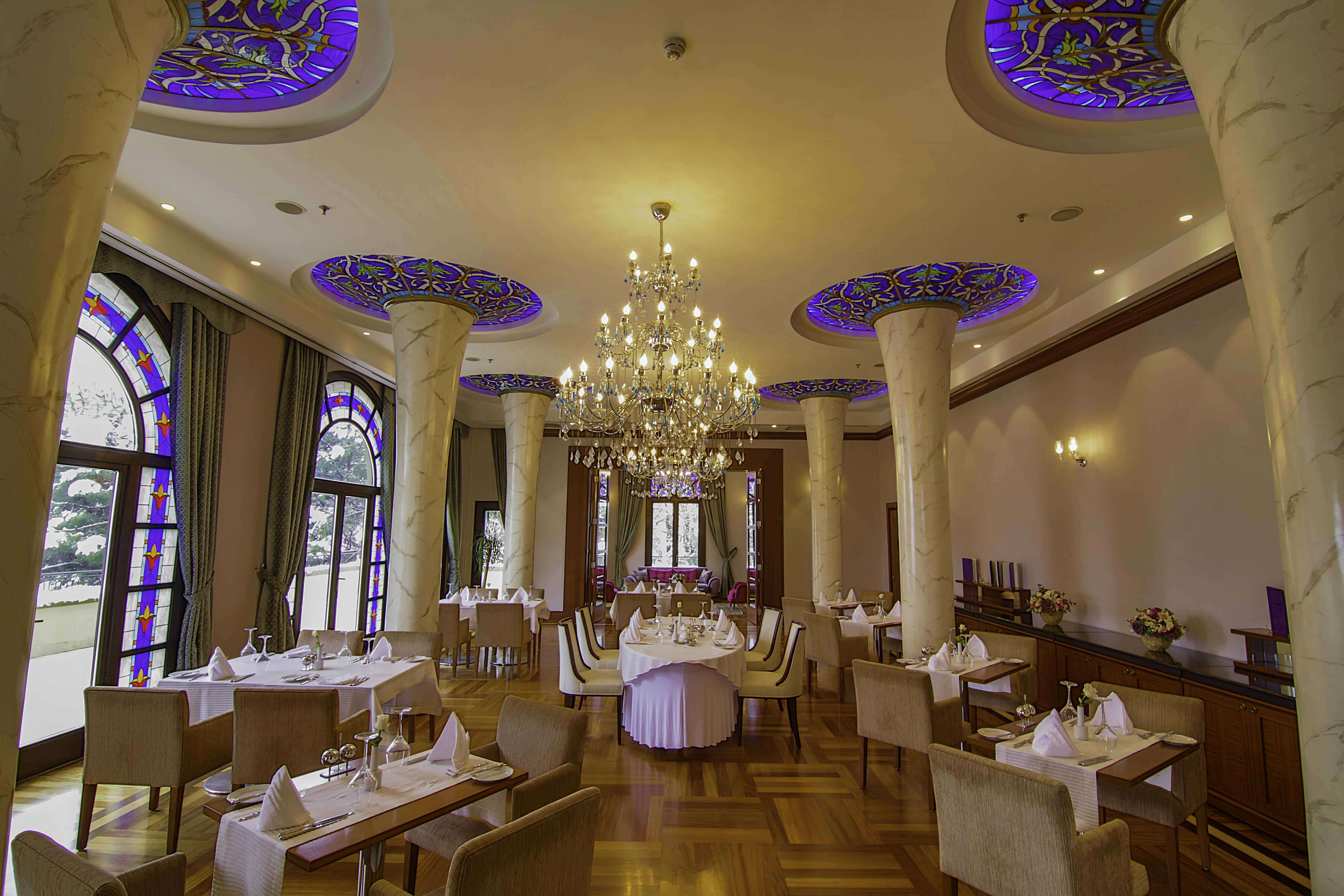 Hotel Celik Palas Convention Center & Thermal Spa Bursa Exteriér fotografie The restaurant